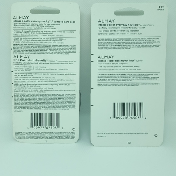 Almay Eye Shadows x 2 with Bonus Mascara + Liner - Picture 4 of 5